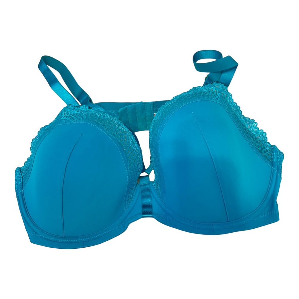 Adore Me Aqua Blue Underwire Bra 40DD 40 E